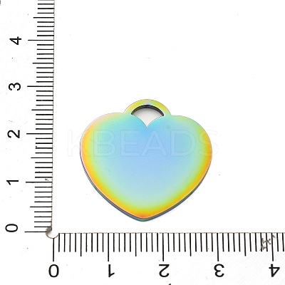 Ion Plating(IP) 304 Stainless Steel Mirror Polished Finish Stamping Blank Tag Pendants STAS-K270-43M-1
