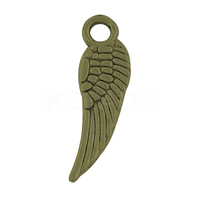 Tibetan Style Alloy Wing Charms LS-TIBEP-3344-AB-NR-1