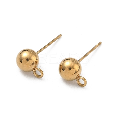 304 Stainless Steel Stud Earring Findings STAS-P448-11A-G-1