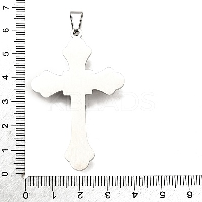 304 Stainless Steel Big Pendants STAS-R171-01P-1