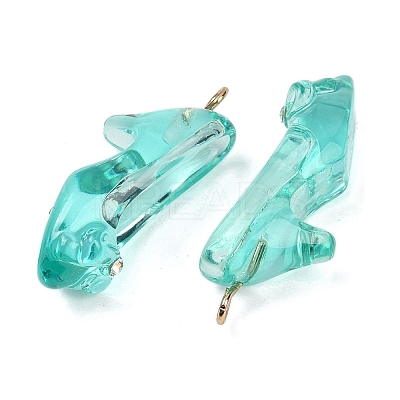 Transparent Resin Rhinestone Pendants LS-RESI-Q021-01D-1