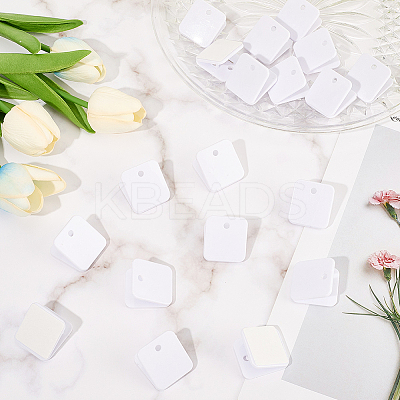Square Acrylic Self-Adhesive Hanging Spring Clips AJEW-WH20011-56C-1