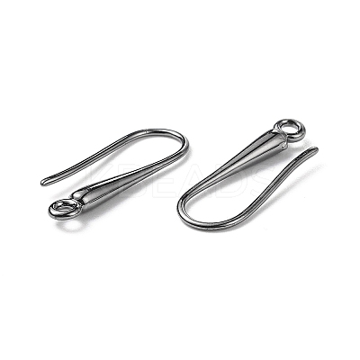 Eco-Friendly Brass Earring Hooks Findings LS-KK-M157-03B-RS-1