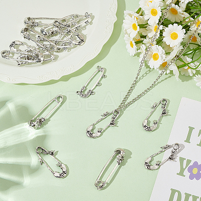 DIY Paper Clip Jewelry Making Finding Kits DIY-AR0004-10-1