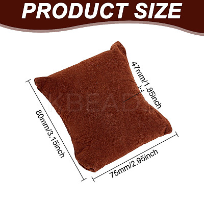 Lint Bracelet/Watch Pillow Jewelry Displays LS-BDIS-WH0003-09D-1