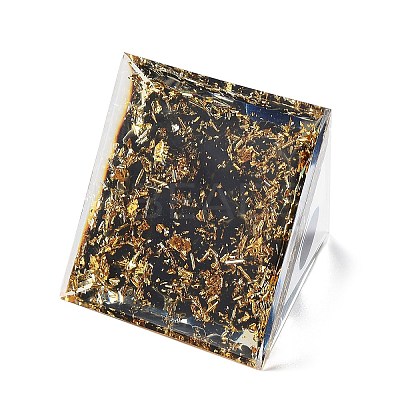 Orgonite Pyramid Resin Energy Generators DJEW-D013-01E-1