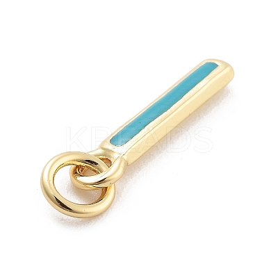 Rack Plating Brass Pendants KK-C065-03I-G-1