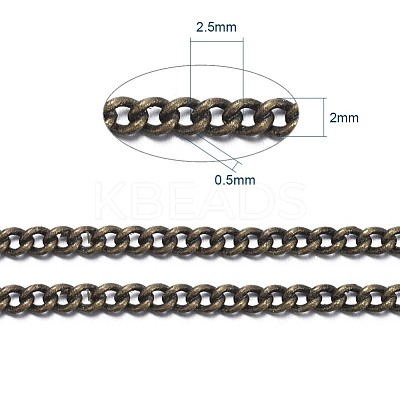 Brass Twisted Chains CHC-S095-AB-NF-1