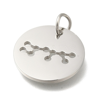 Anti-Tarnish 304 Stainless Steel Pendants STAS-M074-02J-P-1