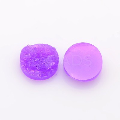 Druzy Resin Cabochons LS-CRES-S040-12mm-10-1