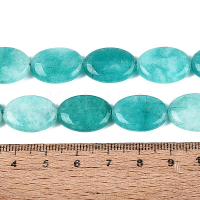Dyed Natural White Jade Beads Strands G-N370-01A-05-1