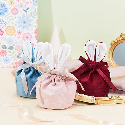 Velvet Jewelry Bags with Drawstring TP-CJC0001-02A-1