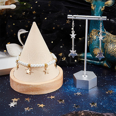 50Pcs 2 Colors Brass Pendants KK-BBC0007-60-1