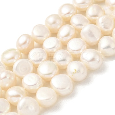 Natural Cultured Freshwater Pearl Beads Strands PEAR-A006-09I-X-1