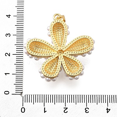 Brass Pendants KK-C094-04G-1