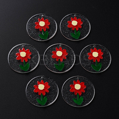 Cellulose Acetate(Resin) Pendants KY-N015-75-1