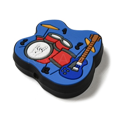Musical Instruments Food Grade Silicone Focal Beads SIL-A006-15-1