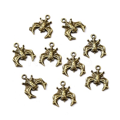 Tibetan Style Alloy Pendants TIBE-N010-04AB-NR-1