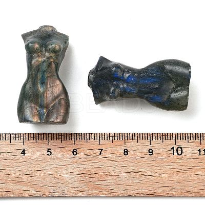 Natural Labradorite Carved Sexy Lady Model Figurines X-G-C152-13-1