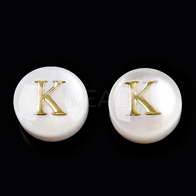Natural Freshwater Shell Beads SHEL-N036-01K-1