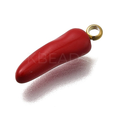 304 Stainless Steel Enamel Pendants STAS-Z163-22G-01-1