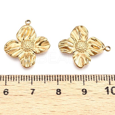 PVD Vacuum Plating 201 Stainless Steel Pendants STAS-C111-02B-G-1