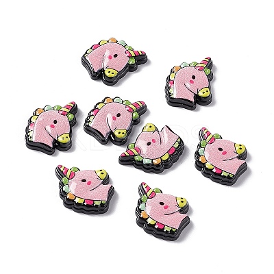 Opaque Resin Cabochons LS-RESI-C027-05A-1