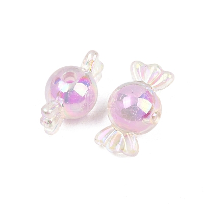 Acrylic Beads MACR-WH0004-09-1