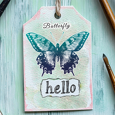 Summer Theme PVC Plastic Clear Stamps DIY-WH0631-0463-1