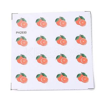 8 Sheets Plastic Waterproof Self-Adhesive Picture Stickers DIY-XCP0003-89-1