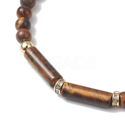 Natural Gemstone Beads Braided Bead Bracelets for Women BJEW-JB13221-1