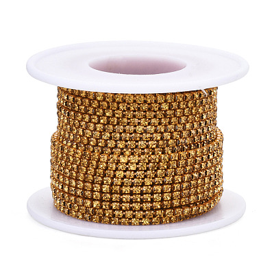 Electrophoresis Iron Rhinestone Strass Chains CHC-Q009-SS6.5-B17-1