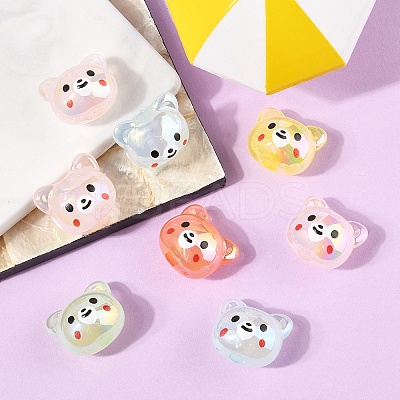 10Pcs Acrylic Beads PACR-YW0001-44-1