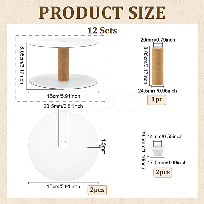 12 Boxes Paper Empty Spools for Wire TOOL-PH0001-91-1