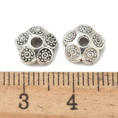 Tibetan Style Alloy Beads TIBE-P003-51AS-1