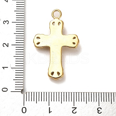Real 18K Gold Plated 304 Stainless Steel Pendants STAS-M331-02B-G-1