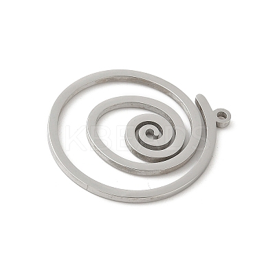 304 Stainless Steel Pendants STAS-G355-08A-P-1