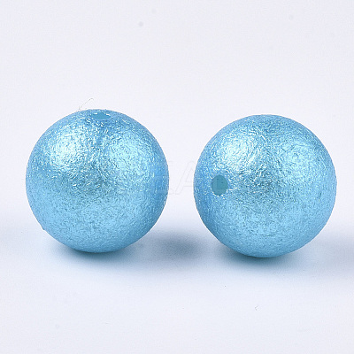 Acrylic Imitation Pearl Beads LS-OACR-T013-01A-01-1