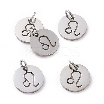 Non-Tarnish 304 Stainless Steel Charms STAS-Q201-T445-5S-1