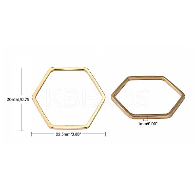 Brass Linking Rings LS-KK-S327-03KC-1