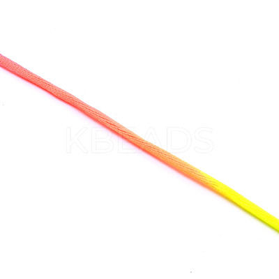 Nylon Satin Rattail Cords OCOR-WH0066-44-1