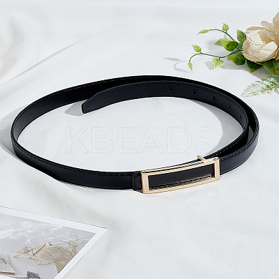 Imitation Leather Chain Belt AJEW-WH0314-816A-1