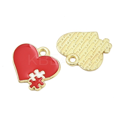 Alloy Enamel Pendants FIND-I067-01G-04-1