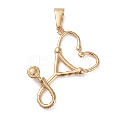 304 Stainless Steel Pendants X-STAS-I127-091G-1