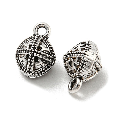 Tibetan Style Alloy Charms FIND-M011-08AS-1