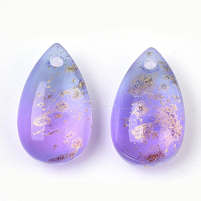 Two Tone Transparent Spray Painted Glass Charms LS-X-GLAA-T017-02-B02-1