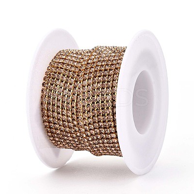 Iron Rhinestone Cup Chains CH-T006-02A-03-1