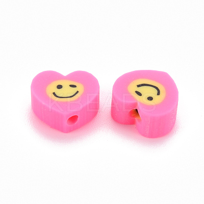 Handmade Polymer Clay Beads X-CLAY-N008-017-1