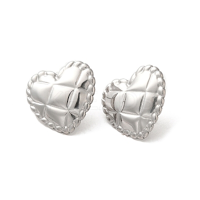 Non-Tarnish 304 Stainless Steel Studs Earrings EJEW-K272-02C-P-1