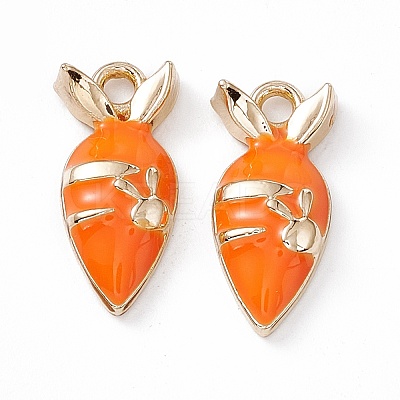 Alloy Enamel Pendants PALLOY-P287-12G-02-1